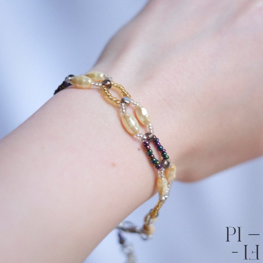 2/50$ pretty bracelet with butterfly pendant